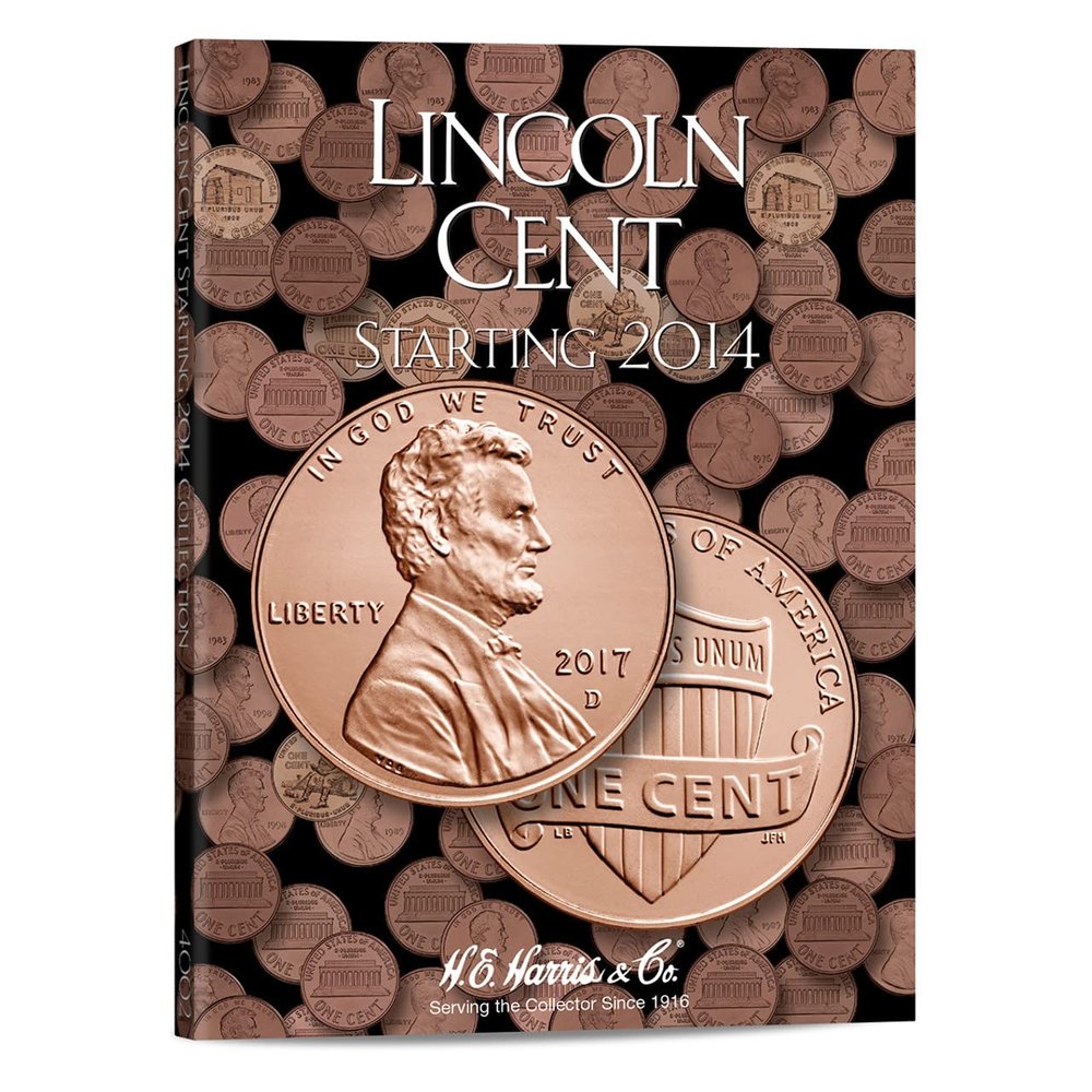 H.E. Harris & Co US Lincoln Cent Coin Folder 2014 Date Volume 4 #4002