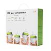 Comotomo Baby Bottle Bundle, Green, (7 Piece Set) view 2