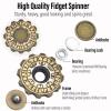 Freelove Viking Pirate & Gossip Design Fidgets Spinners, Copper Metal Spinner Fidget Toy Prime for Adults, Premium Bearing for 4~6 Mins, Autism Sensory ADHD Anxiety Stress Reduce Figet Spiner, Brass view 3