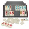 Rummikub Premium Edition by Pressman - Features Racks - Large Number Engraved Tiles and a Storage Bag for The Ultimate Rummikub Experience by Pressman , Silver view 3