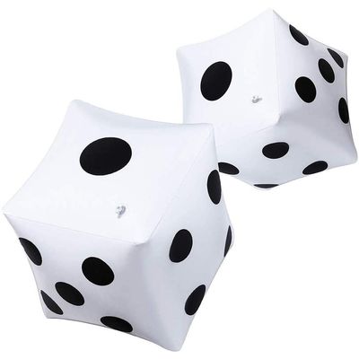 13 inch Giant Inflatable Dice Pool Toy for Lawn Game Outdoor Floor GamesPack of 2