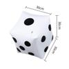 13 inch Giant Inflatable Dice Pool Toy for Lawn Game Outdoor Floor GamesPack of 2 view 2