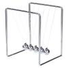 Newton's Cradle Office Desk Toy Executive Perpetual Ball Clicker 3.5" x 3.25" x 4.33" view 1