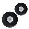 1 Pair of 8.5"/21.59CM RC Airplane PU Wheel Tire with Dia-Casting Aluminum Hub with Bearing Axle view 2