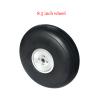1 Pair of 8.5"/21.59CM RC Airplane PU Wheel Tire with Dia-Casting Aluminum Hub with Bearing Axle view 4