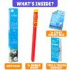 Giant Bubble Wand - Bubble Wands, Bubbles for Kids, Big Bubble Wand Huge Rope, 1 Pack Giant Bubble Wands + Bubble Solution Powder  Makes 1 Gallon, Outdoor Summer Fun view 2