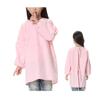 Paint Craft Aprons Kids' Art Smock Polyester Long Sleeve Waterproof Supplies for Painting Classroom School Home (Large, Pink) view 3