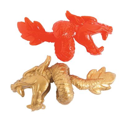 Fun Express Lunar New Year Dragon Rings - 12 Count - Chinese New Year Party Favors