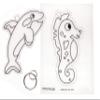 Baker Ross Sealife Super Shrink Paper Keyrings (Pack of 8) AW393, White Shrink Paper for Kids to Decorate view 3