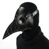 Gear Duke - Plague Doctor Mask - Long Nose Bird Beak Steampunk Halloween Costume Props Mask (Black) view 1