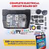 Playz Advanced Electrical Circuit Board Engineering Kit for Kids with 328+ STEM Projects on Electricity, Voltage, Currents, Resistance, & Magnetic Science | Gift for Children Age 8-13+ view 3