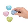 Fun Express - Mini Conversation Heart Stress Toys for Valentine's Day - Toys - Balls - Relaxables - Valentine's Day - 24 Pieces view 1