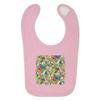 Tropical Birds Parrot Macaw Toucan Pattern Baby Bib view 2