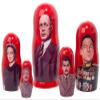 Golden Cockerel The Death of Stalin Russian Nesting Doll 5 pc./8" IFC Films Movie Matryoshka Babushka Made in Russia view 1