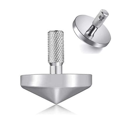Portable Accurate Metal Spinning Top, Precision Stainless Steel Desk Toy, EDC Top Spinner Toys, Fidget Gyroscope, Vintage Totem Toy, Inception Top of Fans, Unique Gift for Men/Adults