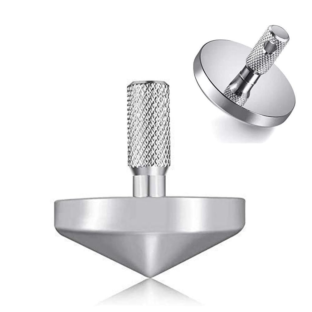 Portable Accurate Metal Spinning Top, Precision Stainless Steel Desk Toy, EDC Top Spinner Toys, Fidget Gyroscope, Vintage Totem Toy, Inception Top of Fans, Unique Gift for Men/Adults