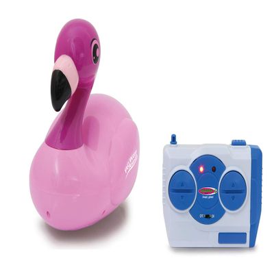 Jamara 410109 Ente 410109-RC Water Animals 2,4GHz Flamingo Multiplayer, 2 Motors, Easy to Steer, Safety Function, Pink
