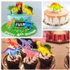 GIDGOD Dinosaur Figures for Toddlers Kids Toys 7 inch Jumbo Figure Educational Mini Small Kimicare Animal Toy,Cake Decoration Dinosaur Girls Boys Gift Party Supplies view 3