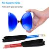 MAGICYOYO Pro Triple Bearing Diabolo Medium Size 5 Blue Chinese Yoyo Toy with 2 Pair Carbon Sticks+ 2 Extra Strings +1 Net Bag, High Performance Chinese Yoyo Diabolo Skill Toy view 2