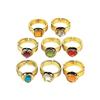 Plastic Gem Rings Play Jewelry - Bulk set of 144 - Costume Props view 1