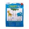 Baker Ross AW486 Jungle Animal Wooden Wind Chimes - Pack of 4, Sun Catchers for Kids to Decorate and Display view 3