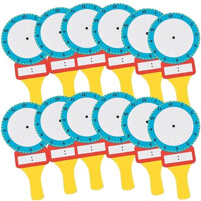 Dry Erase Clock Kit - 12 Pieces - Educational And Learning Activities For Kids