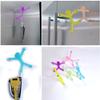 8PCS Translucence Novelty Mini Man Flexible Fridge Magnets, Toeoe Cute Rubber Magnet Men Refrigerator Magnets Magnetic Toy for Kids and Adults Office Fun Decorative Decoration view 4