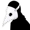Gear Duke - Plague Doctor Mask - Long Nose Bird Beak Steampunk Halloween Costume Props Mask (White) view 1