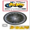 BLACK FRONT WHEEL 16" Diameter Replacement Parts Kit Assembly for The Original Big Wheel WITH Pedal Washer and 4 Inserts view 1