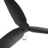 uxcell RC Propellers 5030 5x3 Inch 3-Vane Multi-Rotor for Aircraft, Nylon Black 1 Pair with Adapter Rings view 3