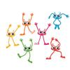 Fun Express Google Eye Bendable Character Toys Set - Fun Flexible Bendable Figures Creative Play Party Favors and Educational Activities - Perfect for Kids Classrooms and Craft Projects - 12 Pieces view 1