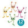 Fun Express Google Eye Bendable Character Toys Set - Fun Flexible Bendable Figures Creative Play Party Favors and Educational Activities - Perfect for Kids Classrooms and Craft Projects - 12 Pieces view 3