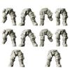 Conversion Bits - Space Knights - Salamanders, Shock Troops Legs view 1