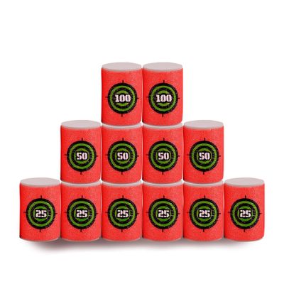 EKIND 12 Pcs Foam Can Target Compatible for Nerf Elite Series Blasters & Target Games