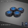 Goolsky 4Pcs/Set 1/10 Monster Truck Tire Tyres for Traxxas HSP Tamiya HPI Kyosho RC Model Car view 2