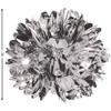 Fun Express - Metallic Silver Fluff Balls 16" for Wedding - Party Decor - Hanging Decor - Lanterns - Wedding - 3 Pieces view 2