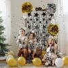 Fun Express - Metallic Silver Fluff Balls 16" for Wedding - Party Decor - Hanging Decor - Lanterns - Wedding - 3 Pieces view 4