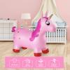 INPANY Pink Unicorn Hopper, Horse Hopper, Bouncy Inflatable Animal Ride-on Toy for Children, Boys and Girls, Toddlers (Pump Included) view 4