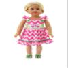 American Fashion World Pink Flamingo Sleeveless Summer Dress for 18-Inch Dolls | Premium Quality & Trendy Design | Clothes & Outfit Fashions for Popular Brands view 1