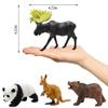 Safari Animals Figures Toys, Realistic Wild Zoo Animal Figurines, Plastic African Jungle Animals Playset for Kids Toddlers, 21Pcs Safari Toys Birthday Gifts for Boys Girls view 4