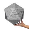 THERE Foldable Personal Moon Globe - 3D Map | Astronomy Decorations, Space Related Gifts for Adults Unique Home and Office Decor | High-Quality Graphic Paper, Easy to Assemble (Small) view 3