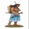 Team Miniatures IDA6014 Indian Woman with Baby on her Back view 2