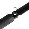 uxcell RC Propellers 5030 5x3 Inch 2-Vane Quadcopter for Airplane, Nylon Black 10 Pairs with Adapter Rings view 3