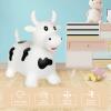 INPANY Inflatable Cow Farm Animal Hopper Toys for 1 2 Year Old Boy Gifts, Ride on Toddler Hopping Bull Toys, Outdoor Bouncy Jumping Horse for Kids/Children/Girls Birthday (Pump Included) view 4