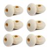 200pcs 14mm Natural Wood Abacus Beads Geometric Bead Jewelry Necklace Supply DIY Beading Craft Indoor Decorations Accessories (Abacus Beads 200pcs) view 1