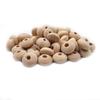 200pcs 14mm Natural Wood Abacus Beads Geometric Bead Jewelry Necklace Supply DIY Beading Craft Indoor Decorations Accessories (Abacus Beads 200pcs) view 3