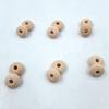 200pcs 14mm Natural Wood Abacus Beads Geometric Bead Jewelry Necklace Supply DIY Beading Craft Indoor Decorations Accessories (Abacus Beads 200pcs) view 4
