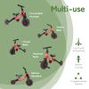 besrey 5 in 1 Toddler Bike for 1 to 4 Years Old Kids, Toddler Tricycle Kids Trikes Tricycle, Toys for Boy & Girl, Balance Training, Removable Pedals view 2