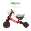 besrey 5 in 1 Toddler Bike for 1 to 4 Years Old Kids, Toddler Tricycle Kids Trikes Tricycle, Toys for Boy & Girl, Balance Training, Removable Pedals view 3