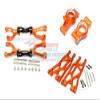 GPM For Traxxas X Maxx 4X4 Upgrade Parts Aluminum Rear Upper + Lower Arms + Knuckle Arms Set - 40Pc Set Orange view 1